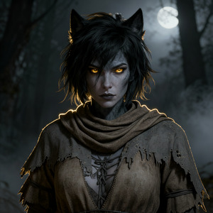 Werewolf lady sellyne